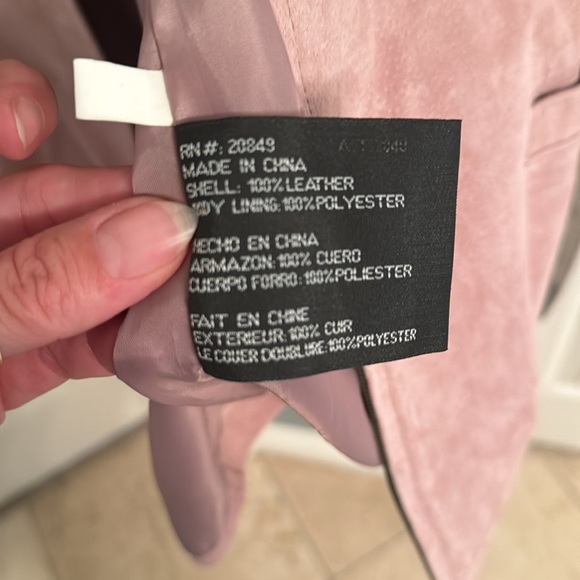 Phase two pink suede jacket - Picture 4 of 9